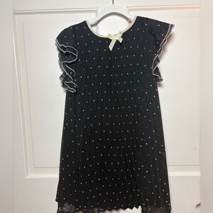 H&M Black Dress with White Polka Dots